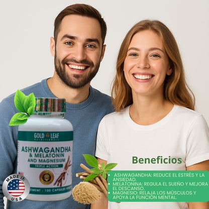 ASHWAGANDHA & MELATONINA & MAGNESIO