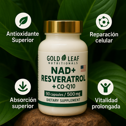 NAD+RESVERATROL+COENZIMA Q10