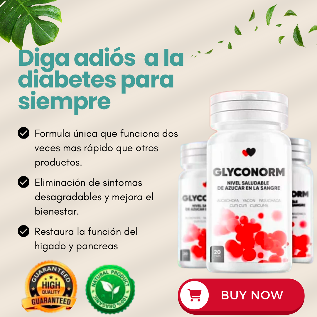🧬 GlycoNorm – Control natural de tu glucosa