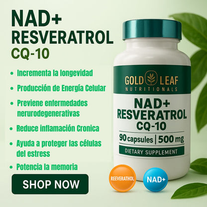 NAD+RESVERATROL+COENZIMA Q10