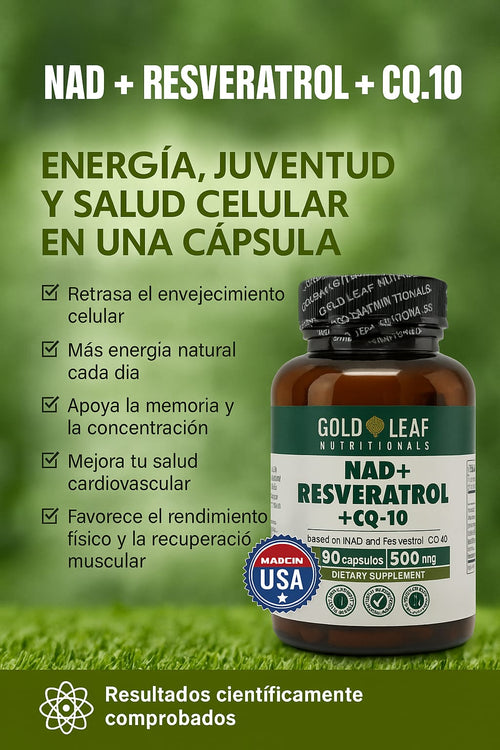 NAD+RESVERATROL+COENZIMA Q10