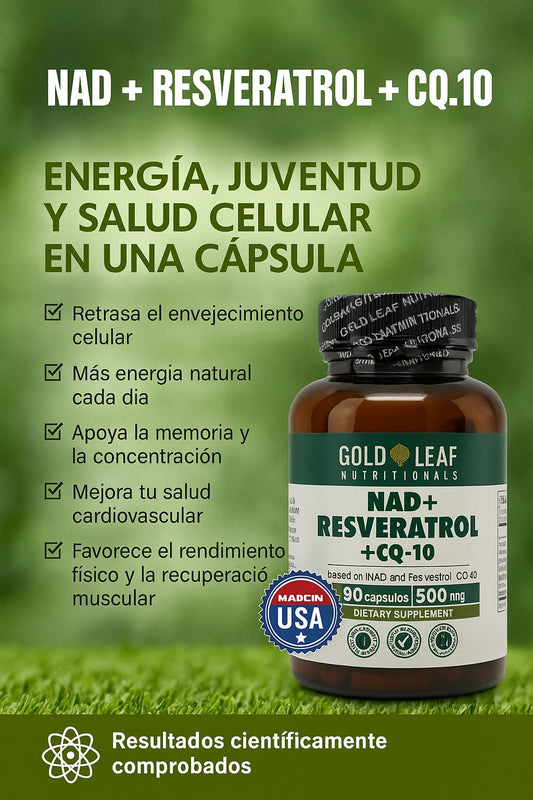 NAD+RESVERATROL+COENZIMA Q10