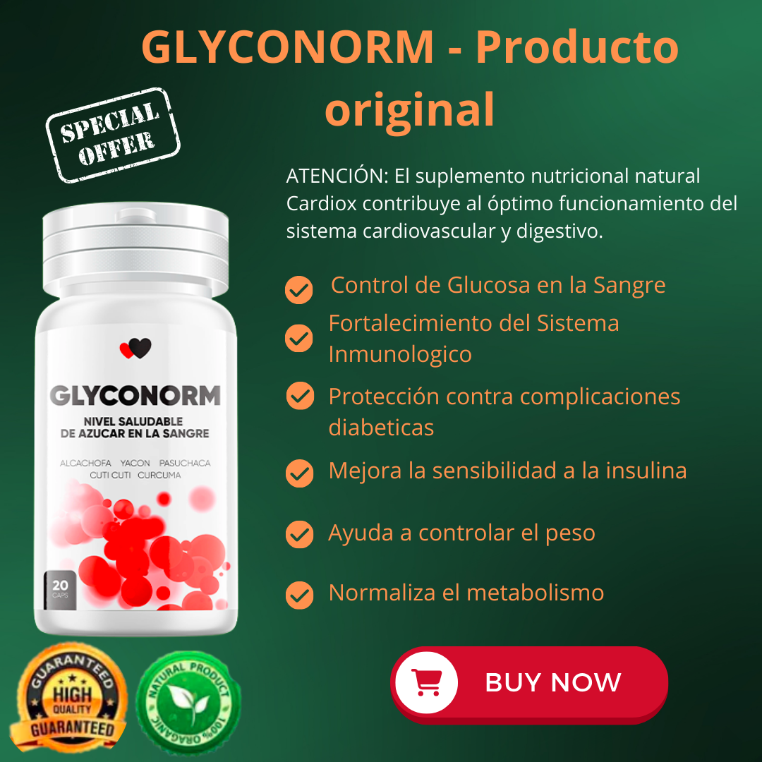 🧬 GlycoNorm – Control natural de tu glucosa