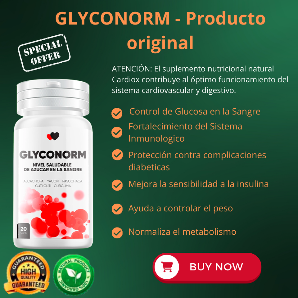 Glyconorm: La solución natural para un azúcar en sangre equilibrado
